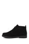 Women's Black Suede Rubber Sole Genuine Leather Boots - 5