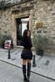 Black mary long sleeve dress - 5