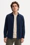 Men's Navy Blue Regular Fit Long Sleeve Shirt