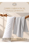 Ultra Soft Body Pillow with  Pillowcase- Long Side Sleeper Pillow For Use During Pregnancy - 7