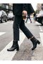 Genuine Leather Black Women's Leather Boots Dp01-2750 - 4