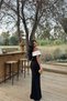Black raina two-tone dress - 2