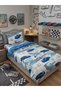 Single Sheet Elastic Duvet Cover Set Car - 3