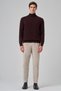 Men's Plum Trend Core Spun Turtleneck Dynamic Fit Relaxed Fit Knitwear - 3