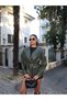 Single Button Slim Belted Leather Jacket - 4