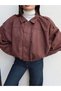 Suede Bomber Jacket with Epaulettes - 3