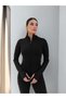 High Collar Zippered Slim Fit Jacket