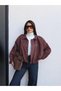 Suede Bomber Jacket with Epaulettes