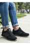 Unisex Black Sports Shoes Summer Flexible Lightweight Non-Slip Sole Walking Shoes - 6