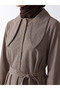 I Fular Roba Collar Checkered Embroidered Shirt Dress from Freezen Store - 4