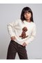 Sparkling Choices Embroidered Girls' Knitwear Sweater from Shining Store