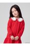 Peak New Season Red Peter Pan Collar Dress for Girls. - 3