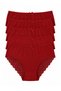 High Waist Lace Bato 5-Piece Women's Panties 5660-3 - 3