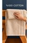 100% Cotton 70X140 Bath Towel 550 Gr High Absorbent Soft Texture - 3