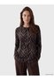 Sparkling Choices from Shining Store Zero Roba Collar Embroidered Blouse
