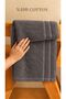 100% Cotton 70X140 Bath Towel 550 Gr High Absorbent Soft Texture - 3