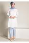Satin Tunic with Elastic Cuffs 4334