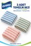 3-Pack Cotton Cleaning Cloths – Water Absorbent, Soft Textured Decorative Kitchen and Drying Cloths - 4