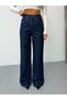 Women's High Waist Wide Leg Jean Pants with Elastic Back