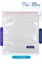 35X40+5 cm 500 Pieces Transparent Gelatin Tape Bags |   Dowry Bag Adhesive Packaging Bag - 2