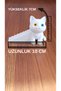 Kapı Stoperi /Kaymaz Taban / Kedi figürlü / kapı tutacağı/ Dekoratif /Kapı süsü sola açılan kapılar - 4
