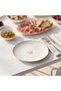 Flora Butterfly Patterned 4-Piece 20 cm Flat Plate 4883 - 3