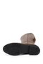 Women's Dark Brown Floater Zippered Rubber Sole Genuine Leather Boots - 7