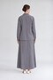 Pocket Detailed Zippered Skirt Set Gray - 3