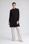 Collar Stone Detailed Tunic Black