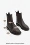 Women's Gold Buttoned Double Elastic Back Zipper Casual Boots Valone Brown - 9