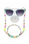 Fimo Colorful Heart Ball Glasses Chain - Necklace - Bracelet - 2