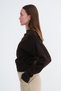 Kayık Neckline Crop Sweatshirt S06044 - 4