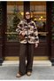 Alora Zippered Fleece Double Set Geyikli Brown - 2