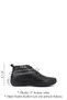 Women's Black Floater Lace-Up Genuine Leather Comfort Boots - 3