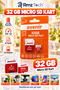 Avenir Av-Sd32 Class 10 U3 A1 V30 32 Gb Micro Sd Memory Card with Sd Adapter Compatible for Wi-Fi Solar and Dash Cam