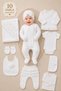Baby Girl Lace Luxury 10-Piece Hospital Discharge Set Stl6194