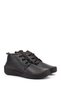 Women's Burgundy Antique Lace-Up Genuine Leather Comfort Boots - 5