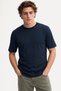 Men's Blue Crew Neck T-Shirt