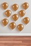 12 Inch Caramel Brown 10 Balloons - 4