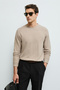 Mason Men's Long Sleeve T-Shirt Beige - 4