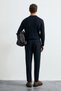 Grand Men's Sweater Navy Blue - 6