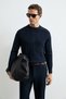 Grand Men's Sweater Navy Blue - 4