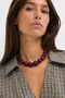 Women's Necklace with Big Beads - 20mm Beads - 2