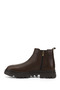 Men's Brown Zippered Genuine Leather Chelsea Boots - 5