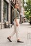 Women's Brown Genuine Leather Ballerinas - 4