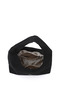 Women's Black Suede Hand and Shoulder Bag - 7