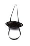 Women's Black Suede Shoulder Bag - 7