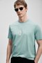 Larry Modern Graphic T-Shirt Light Green - 3