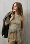 Lında Women's Knitted Undershirt Camel Hair - 6