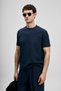Soft Modern Graphic T-Shirt Navy Blue - 3